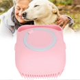 thumbnail image 4 of 1Pc Pet Multifunctional Soft Massage Bath Brush with Shampoo Container Dog Cats Shower Grooming Combpink, 4 of 4