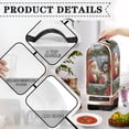 thumbnail image 4 of HELLHERO Santa Claus Pattern 1Set Coffee Machine Dust Cover Polyester Protective for Women, 4 of 6