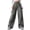 Gray, variant on Cargo Pants Women High Drawstring Elastic Waisted Athletic Trackpants Casual Wide Leg Outdoor Hiking Pants