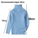 thumbnail image 2 of Jersey infantil de algodón con cuello alto de invierno y color caramelo., 2 of 5