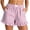 Pink #16, variant on Womens Boxer Shorts Y2K Ruffle Pajama 2026 Summer Spring Lounge Sleep Striped Casual Beach Pj Bottoms Pockets Green, S