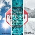 thumbnail image 5 of Private Property No Trespassing Soliciting Loitering All Offenders Will Be Prosecuted to The Full Extent of The Law (2 Pack) 10 inch X 10 inch Octagon Plastic Signs with Aluminum, 5 of 8
