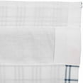 thumbnail image 3 of VHC Brands Sawyer Mill Plaid Cotton Farmhouse Kitchen Curtains Rod Pocket Hanging Loops 24x36 Tier Pair, Blue, 3 of 8