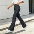 thumbnail image 6 of Women's Soft Comfortable Cargo Pants Elastic Waist Multi Pockets Athletic Activewear Hiking Utility Outdoor Fitness Dark Gray XL(XL), 6 of 6