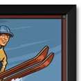 thumbnail image 2 of Winter Park Colorado Ski Jumper Professionally Framed Art Print from Travel Artwork by Artist Paul A. Lanquist Framed Art Size: 20" x 26", 2 of 5