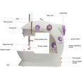 thumbnail image 4 of Er na Household Sewing Machine Portable Electric Sewing Machines with Light and Speed Control for Beginner DIY  For Girls Ages 7-12, 4 of 13