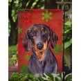 thumbnail image 3 of Carolines Treasures LH9313GF 11 x 15 Po. Drapeau de Noël Dachshund Flocons de Neige Rouges et Verts, Taille Jardin, 3 of 3