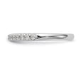 thumbnail image 3 of 14K White Gold Diamond Round Ring Band Wedding, 3 of 7