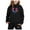 Black, variant on Girls Outfit Sets Toddler Boy Girl Long Sleeve Cute Print Warm Hoodie Sweatpant Kids Outfits Sweat Suit,2-13Y