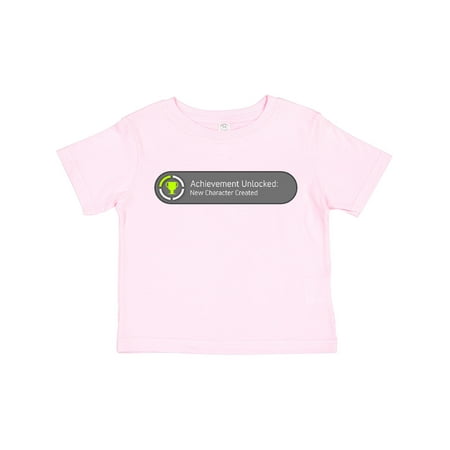 

Inktastic Achievement Unlocked: New Character Created Gift Toddler Boy or Toddler Girl T-Shirt