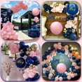 thumbnail image 7 of Gender Reveal Balloon Decoration, Pink and Navy Blue Gender Reveal Balloons Decorations with Team Boy Team Girl Sticker, Boy or Girl Banner Confettis for Baby Shower, 7 of 7
