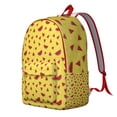 thumbnail image 2 of Fresh Watermelon Design School Backpack, Tropical Fruit Print with Cute Aesthetic Pattern, Great for Summer Picnic or Travel, 2 of 5