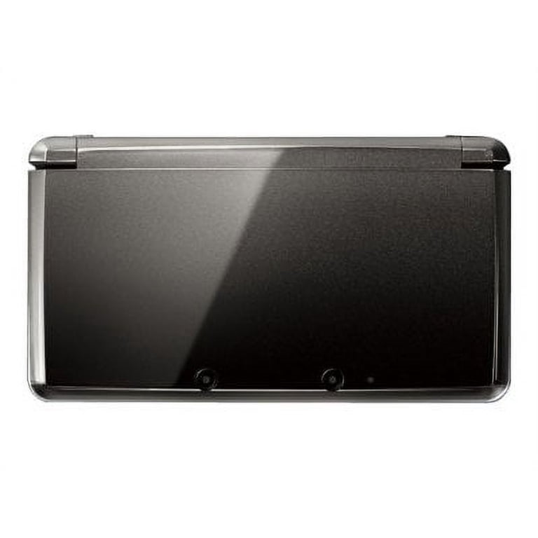 Nintendo 3DS Cosmo Black, portable gaming console, real 3D