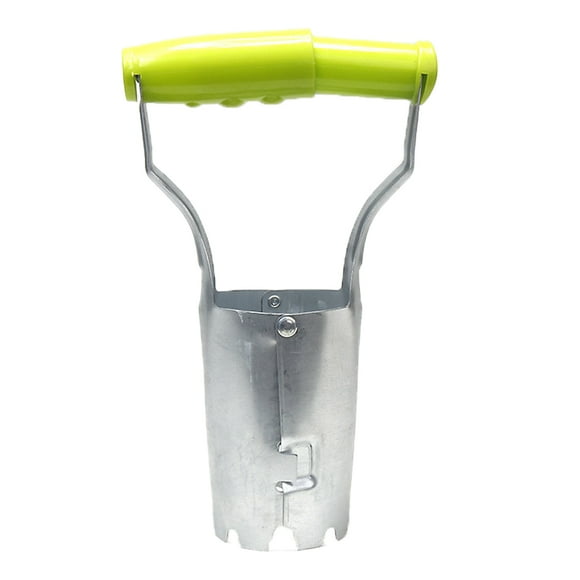 Garden Hand Tools Bulb Planter - Plant Transplanting Machine Automatic Soil Release for Digging/Refilling Hole - Depth Marker for Planting Tulips, Daffodils, Dahlias and so on