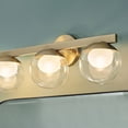 thumbnail image 6 of 57443LCB-LL Hinkley Lighting Sunni - 15W 3 LED Medium Bath Vanity-9 Inch Tall and 24 Inch Wide-Lacquered Brass Finish, 6 of 22