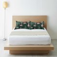 thumbnail image 6 of Yayeee Pillowcase Queen Size Set of 2 Satin Wrinkle Resistant Pillow Case, Green Christmas Hats, 6 of 8