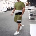 thumbnail image 2 of Baqcunre Track Suits For Men Set Men'S Quick Drys 3D Suit Shorts Beach Tropical Hawaiianss Body Sports Shorts Suit Sports Suit Mens Outfits Tops For Men Army Green L, 2 of 4