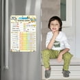 thumbnail image 7 of Magnetic Chore Chart for Kids at Home, Dry Erase Reward Chart for Kids Behavior; Each Set Includes 26 Static Tasks, 63 Golden Stars and One 8.5"x 12" Video Game Magnetic Chart, 7 of 7