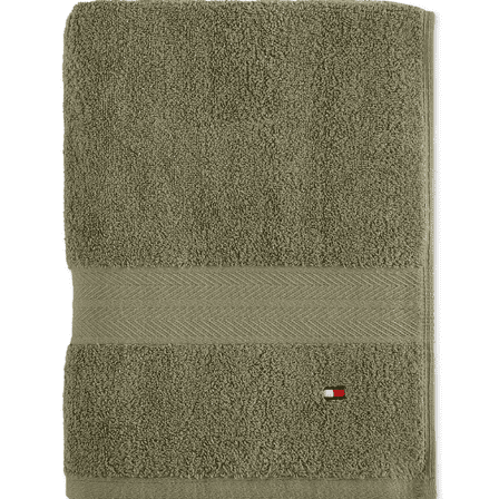 Tommy Hilfiger Home Modern American Solid Cotton Bath Towel, 30" x 54"