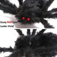 thumbnail image 4 of GustaveDesign 9.84ft Giant Round Spider Web & 5ft Plush Spider, Scary Halloween Yard Door & Outdoor Decor Party Favors "9.84FT White Spider Web & 5ft Spider", 4 of 8