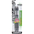 thumbnail image 1 of WWS-Zebra, Stylo à Bille Rétractable à Prise Z, 1.0mm, Noir, 2 Pack (22212), 1 of 4