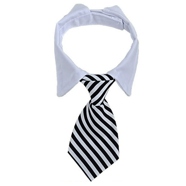 Pajarita para cachorro, corbata derecha ajustable a mano para perros y gatos Adepaton CPB-US-YY345-1