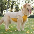 thumbnail image 4 of Gustave Dog Winter Coat Reflective Quilted Vest Pet Warm Cold Weather Windproof Fleece Jacket Clothes for Medium Large Small Dogs "Red, L", 4 of 9