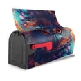 thumbnail image 3 of Yiaed Colorful Feather Owl Print Mailbox Covers, Magnetic Mailbox Cover, Mail Box Covers for Garden Outdoor Decor Box Covers-21x18 in, 3 of 8