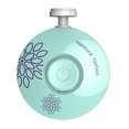 thumbnail image 3 of Trimmer de uñas eléctrico Colorido Floral portátil 6 Head Adulto Niños Polador Casa interior Cuidado de bebé Clippers con bolsa de eva Verde Inevent HA047893-01B, 3 of 6