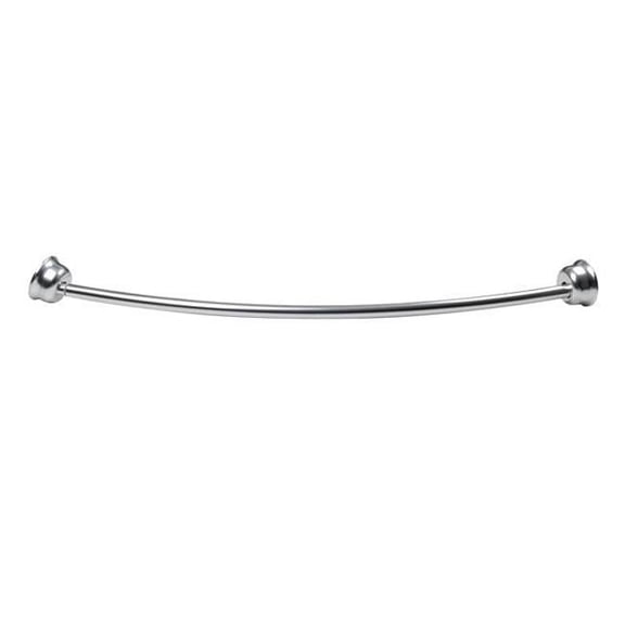 72 in. Aluminum Curved Rod, Chrome
