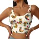 thumbnail image 1 of Balery Boho Chicken Sujetadores deportivos con espalda cruzada para mujer, acolchados, sin costuras, de alto impacto, ideales para yoga, gimnasio, entrenamiento y fitness.-Medium, 1 of 8