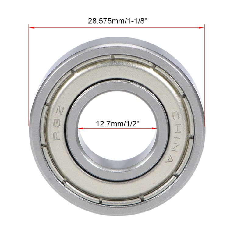 R8ZZ Deep Groove Ball Bearings 1/2