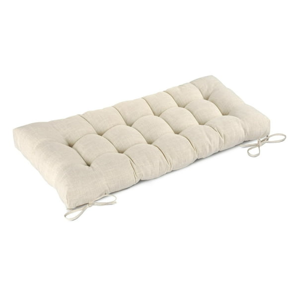 FlyGulls Bench Cushion for Indoor Furniture 48 x 19 inch Rectangle Bench Seat Cushion for Bay Window Entryway Bench Thick Textured Chair Cushion with Non-Slip Backin