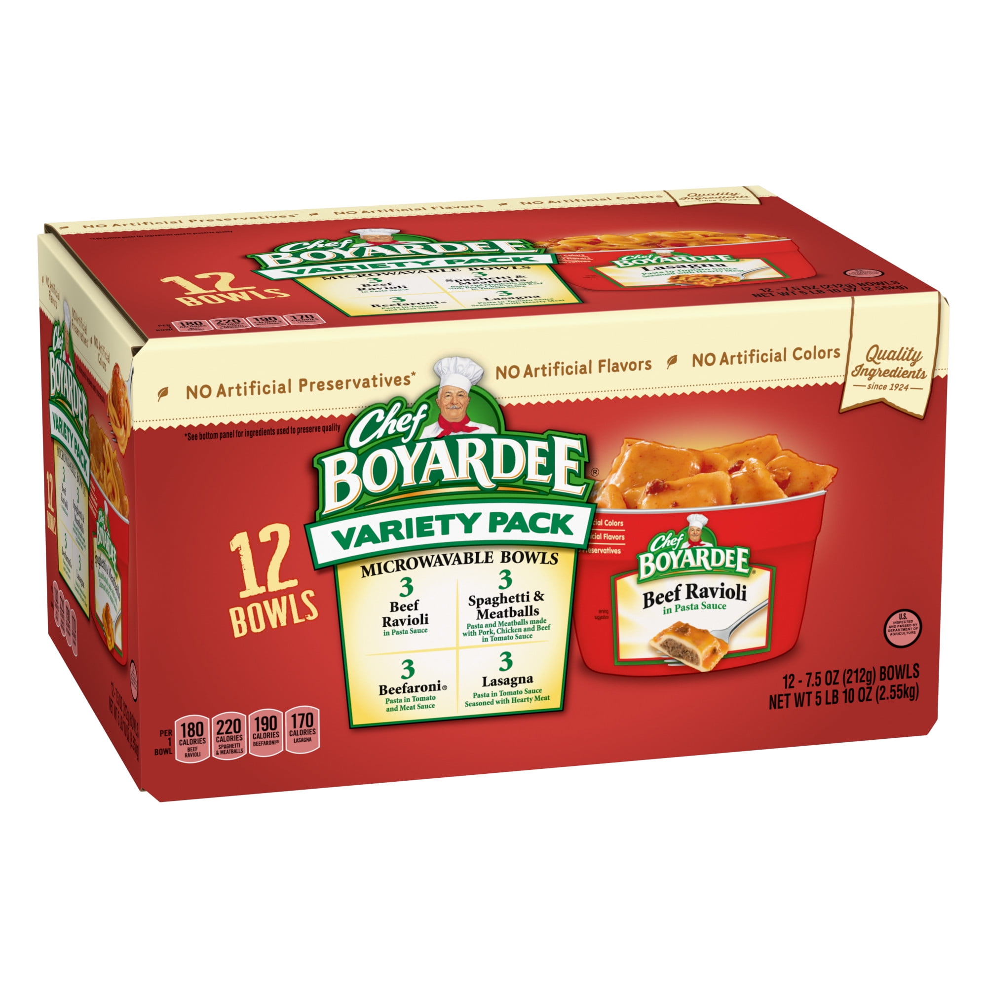 Chef Boyardee Club Variety Pack, 90 oz.