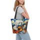 thumbnail image 2 of Easygdp Dog Guitar Starry Night Bolso de Hombro para Mujer, Bolso Bandolera y Cartera de Mano Elegante para Uso Diario, 2 of 6