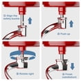 thumbnail image 2 of Gancho para amasar de acero inoxidable para batidora Kitchenaid 5Plus y 6QT, 2 of 7