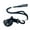 A-black, variant on Pet Grooming Loops Dog Bathing Fixer Traction Rope Pet Cat Noose Dog Beauty Table Sling Adjustable Restraint Suction Cup Hook