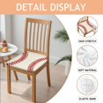 thumbnail image 2 of Baseball Pattern Seat Covers for Dining Room Chairs Set Of 4,Stretch Printed Washable Chair Seat Cover with Elastic Ties and Button,Removable Waterproof Couch Cushion Covers, 2 of 6