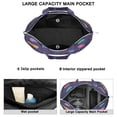 thumbnail image 2 of Sac Weekender pour Amateurs de Science-Fiction avec Art Nébuleuse Cosmique Alien, Sac de Voyage Léger avec Multiples Compartiments pour Gym, Camping, Aventures de Week-End, 2 of 5
