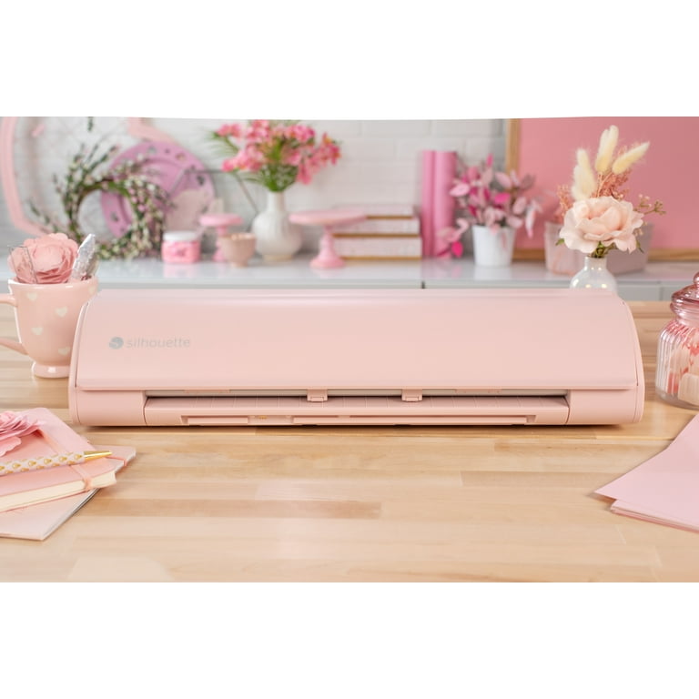 Silhouette Cameo 5 Cutting Machine (Matte Pink) Vinyl Bundle with