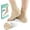 Beige, variant on Welnove Achilles Tendonitis Heel Protector Socks - (FSA & HSA) Achilles Tendon Support Compression Socks - Gel Padded Sleeve for Cushion & Protection of Bursitis, Tenderness, Dry Cracked, Regular