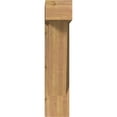 thumbnail image 2 of Ekena Millwork 7 1/2"W x 22"D x 34"H Traditional Block Smooth Bracket w/ Offset Brace, Western Red Cedar, 2 of 25