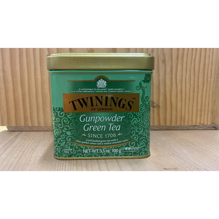 Twinings Gunpowder Green Loose Leaf Green Tea, 3.5 oz. Tin
