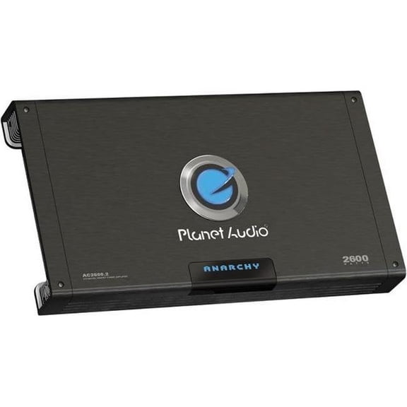Planet Audio AC2600.2 2600W Mosfet 2-Channel Power Anarchy Series Car Amplifier