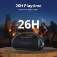 thumbnail image 5 of Tronsmart Bang 2 Portable Bluetooth Speaker, 90W Deep Bass, Custom EQ & Light, IPX6 Waterproof, 26H Playtime for Outdoor, Beach - Blue, 5 of 13