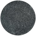 thumbnail image 3 of SAFAVIEH Malibu Marina Confetti Polyester Shag Area Rug, Charcoal, 7' x 7' Round, 3 of 7