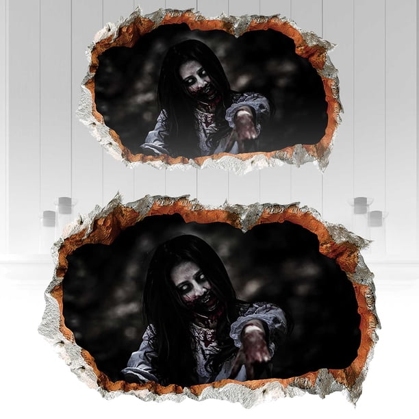 Adhesivos Decorativos 3D Para Halloween Decoraciones Terroríficas Para Halloween Adhesivos Para Ventanas De Halloween Adhesivos Sangrientos Para Halloween Adhesivos Para Paredes Adhesivos Para Suelo
