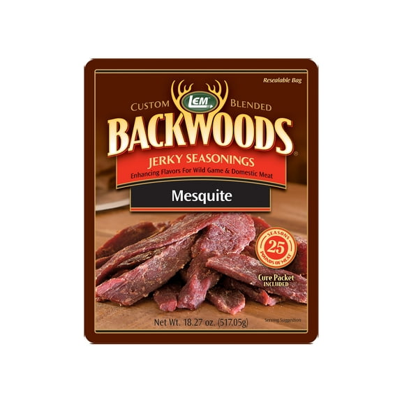 LEM Backwoods Mesquite Jerky Seasoning for 25 lbs