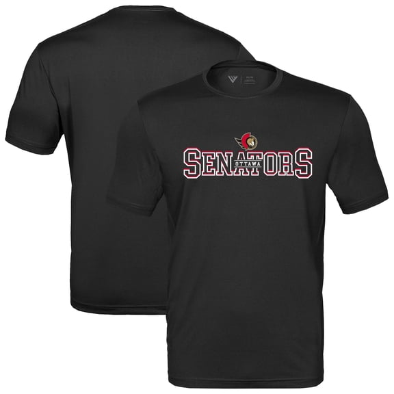 Men's Levelwear  Black Ottawa Senators Anthem Journey Performance T-Shirt