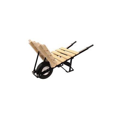 Brick & Tile Barrow - Single Knobby Tire Steel Handle